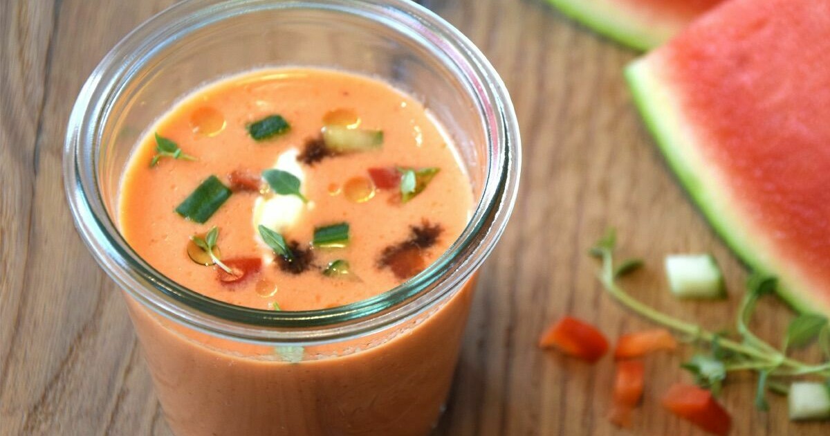 Melonen Gazpacho - erfrischend &amp; lecker | Simply V