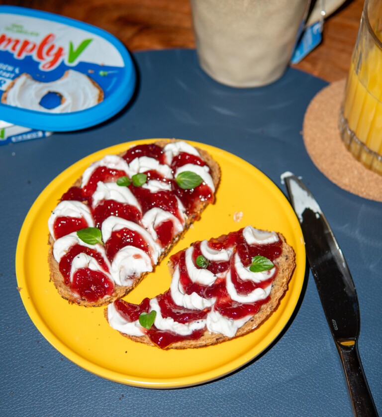 Strawberry Cheesecake Stulle